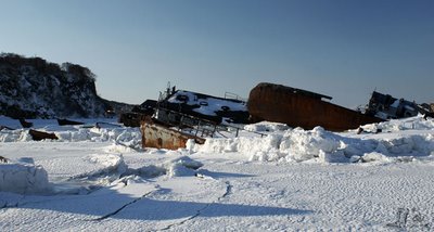 Abandoned Frozen Ships