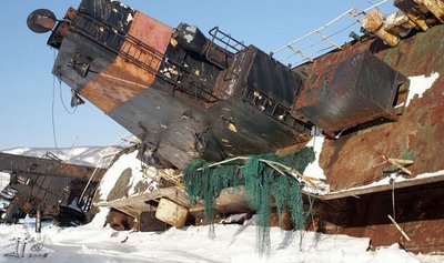 Abandoned Frozen Ships