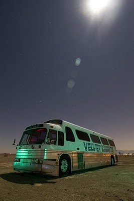 Night Photography of Abandoned Cars