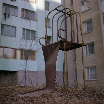 Strange Playground Slides