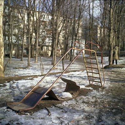 Strange Playground Slides